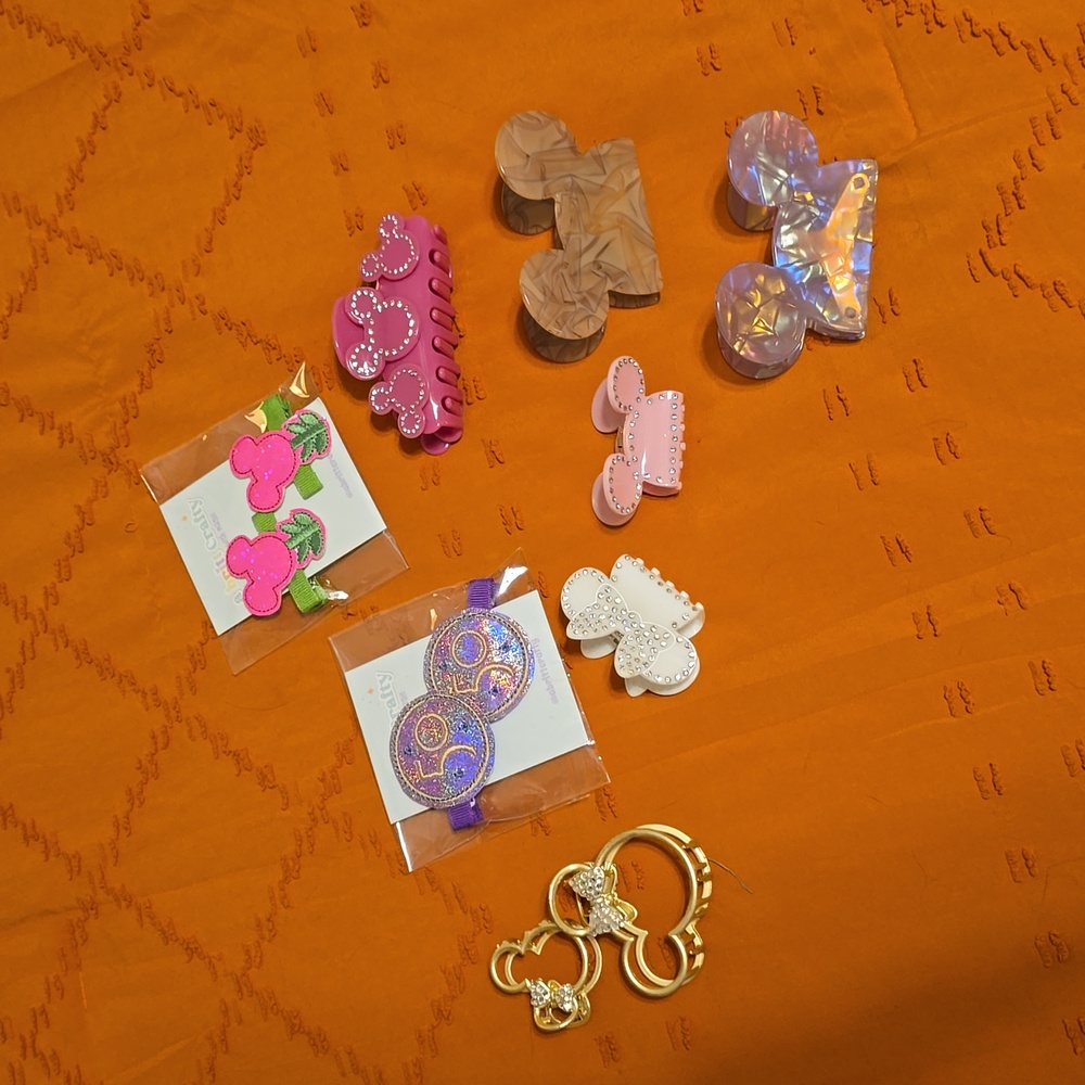 Disney Hair Clip Bundle